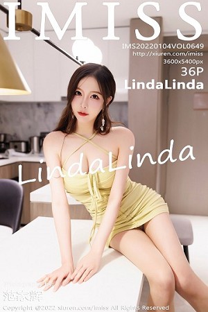 Imiss爱蜜社LindaLinda第649期超薄撕扯黑丝修长大腿性感写真图片